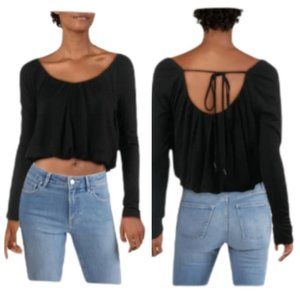 We The Free People Bondi Thermal Crop Top Sz M